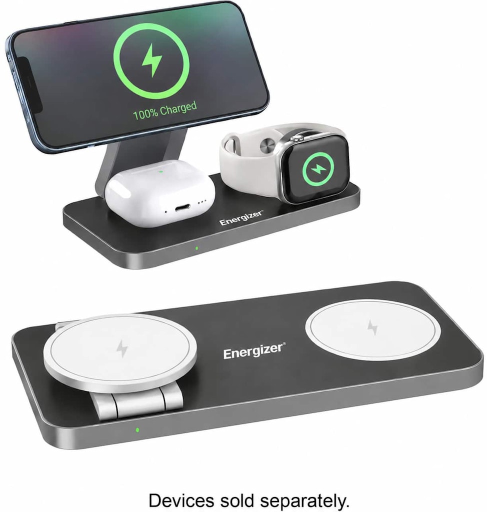 Energizer 3-in-1 15W Magnetic Charging Station: $19.99 Energizer 3-in-1 15W Magnetic Charging Station: $19.99