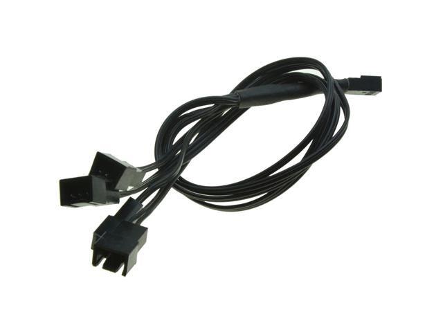 12V 4-Way PWM Fan Power Extension Splitter Cable: $20.14
