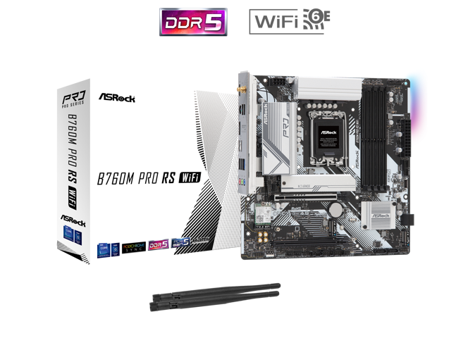 ASRock B760M Pro RS WiFi Micro ATX Motherboard: $132.99 ASRock B760M Pro RS WiFi Micro ATX Motherboard: $132.99