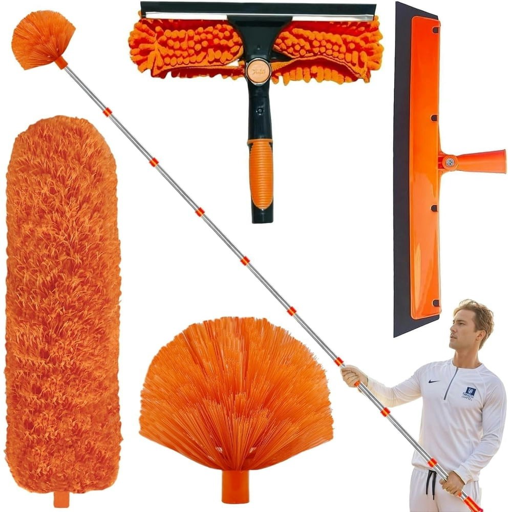 3-to-14-Foot Telescopic High Ceiling and Window Cleaning Kit: $26.99 3-to-14-Foot Telescopic High Ceiling and Window Cleaning Kit: $26.99