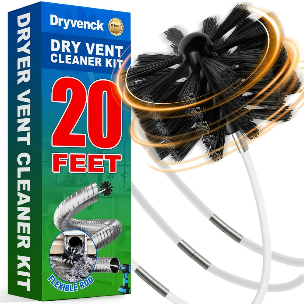 Dryvenck 20-Foot Dryer Vent Cleaner Kit: $17.99 Dryvenck 20-Foot Dryer Vent Cleaner Kit: $17.99