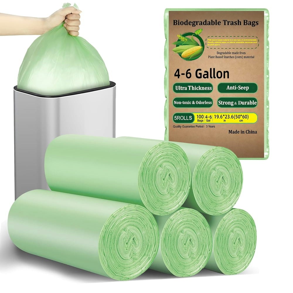 4-6 Gallon Unscented Trash Bags 100-Count: $10.28 4-6 Gallon Unscented Trash Bags 100-Count: $10.28