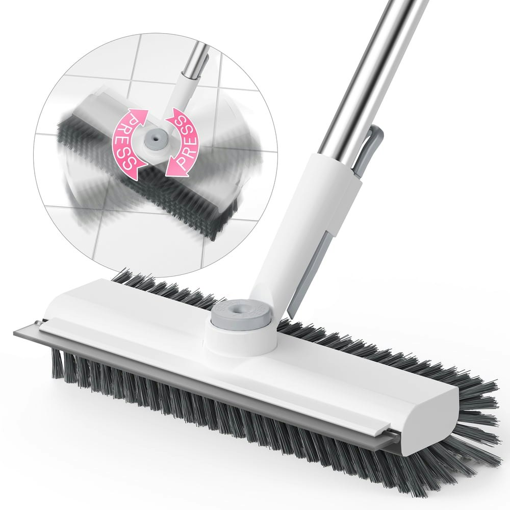 Floor Scrub Brush with Long Handle: $19.99