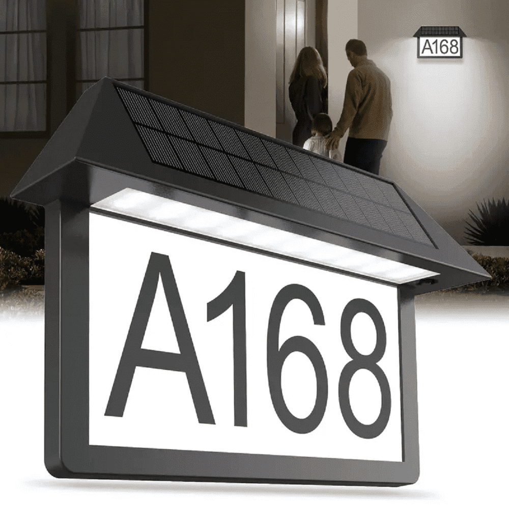 Solar Address Sign: $21.99 Solar Address Sign: $21.99