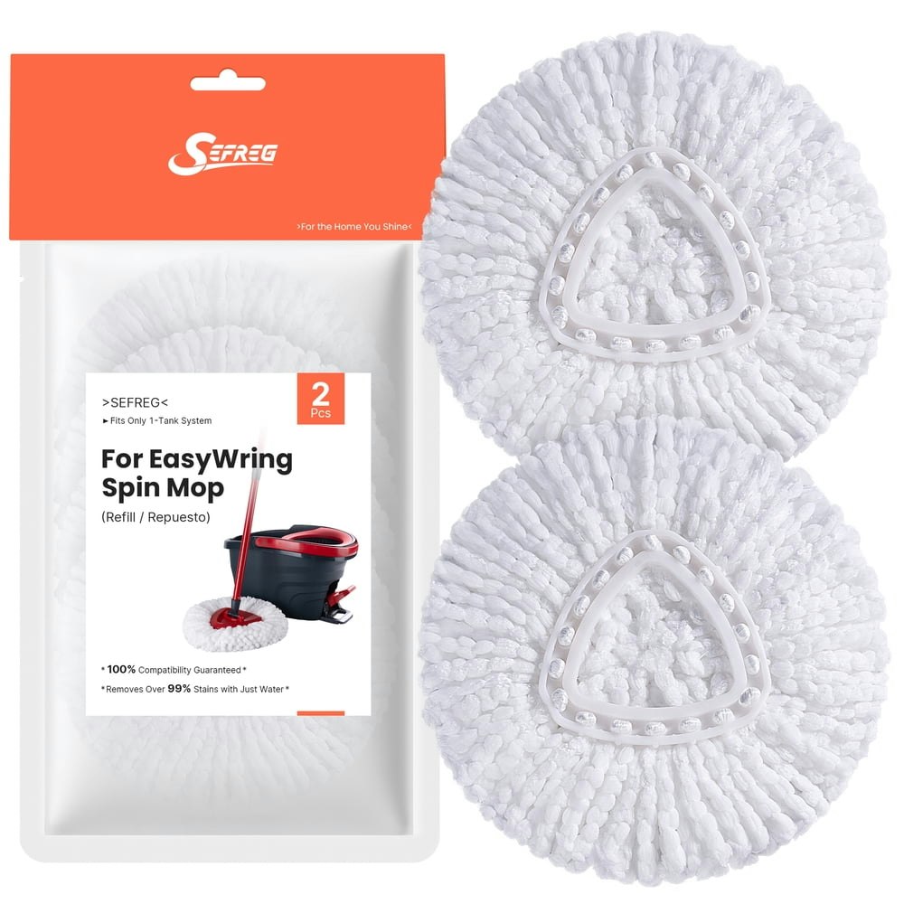 Spin Mop Head Refills for O-Cedar EasyWring 2-Pack: $11.99