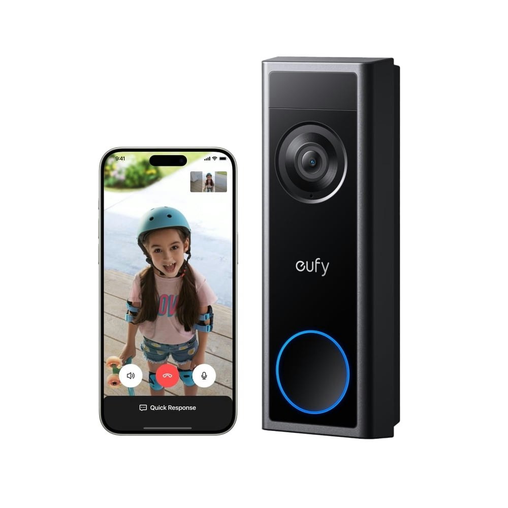 Eufy Security C31 2K Battery-Powered Video Doorbell: $79.99 Eufy Security C31 2K Battery-Powered Video Doorbell: $79.99