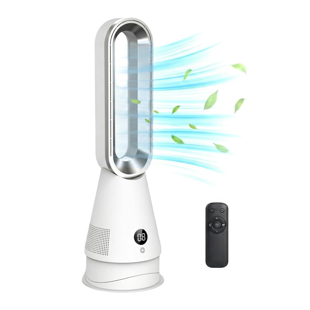 25-Inch Bladeless Tower Fan: $45.99