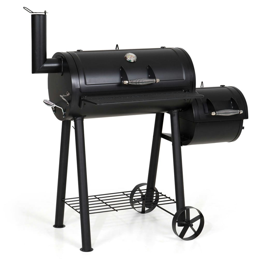Alpha Joy Charcoal Grill and Offset Smoker: $209.99