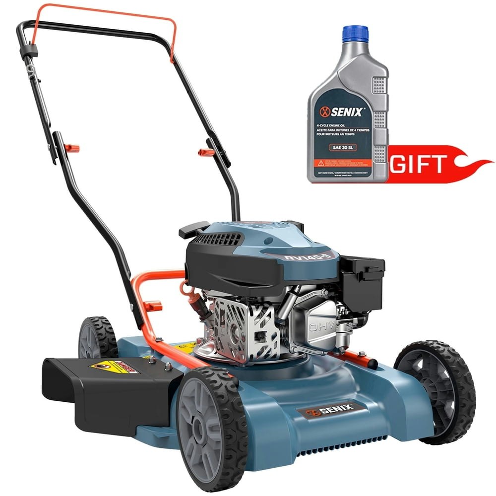 Senix 18-inch 144cc 4-Cycle Gas Push Lawn Mower: $179.99 Senix 18-inch 144cc 4-Cycle Gas Push Lawn Mower: $179.99