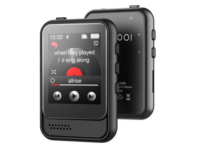Portable MP3 Player with Bluetooth 5.3 and FM Radio: $34.49