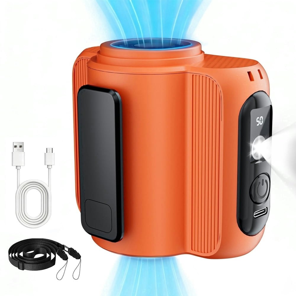 Askmuse 100-Speed Portable Rechargeable Waist Fan: $14.29 Askmuse 100-Speed Portable Rechargeable Waist Fan: $14.29