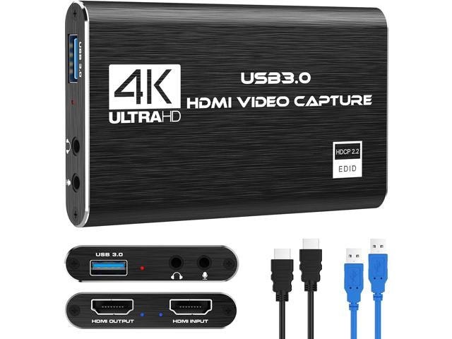 4K HDMI to USB 3.0 Video Capture Card: $53.44 4K HDMI to USB 3.0 Video Capture Card: $53.44