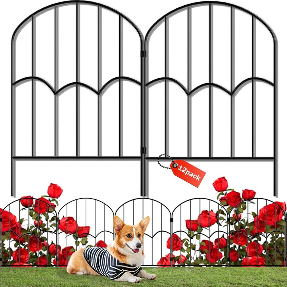 Garden Fence Decorative Metal Panels 12-Pack: $22.45 Garden Fence Decorative Metal Panels 12-Pack: $22.45
