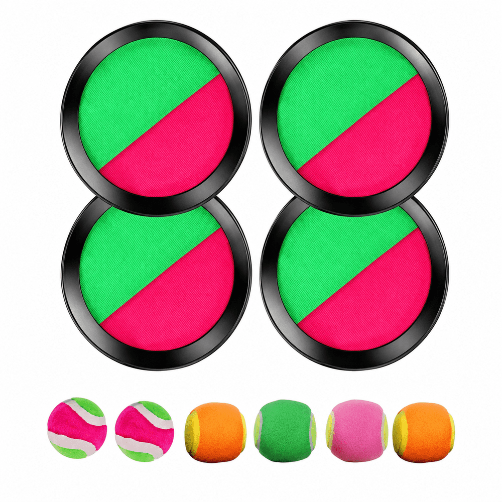 GVDV Toss and Catch Game Set 4-Paddle 6-Ball Pack: $13.99