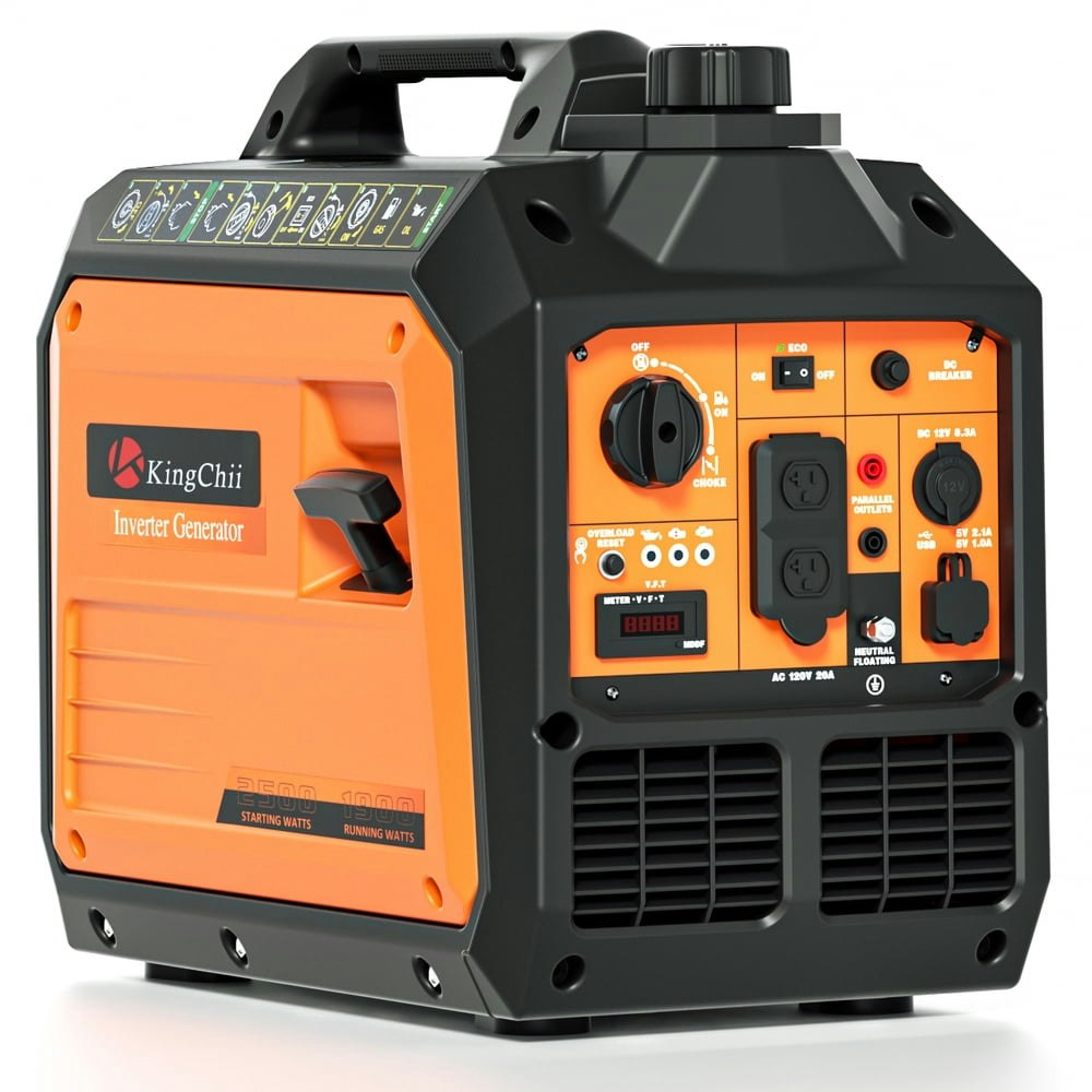 KingChii 2,500W Gas Powered Portable Inverter Generator: $269.96 KingChii 2,500W Gas Powered Portable Inverter Generator: $269.96
