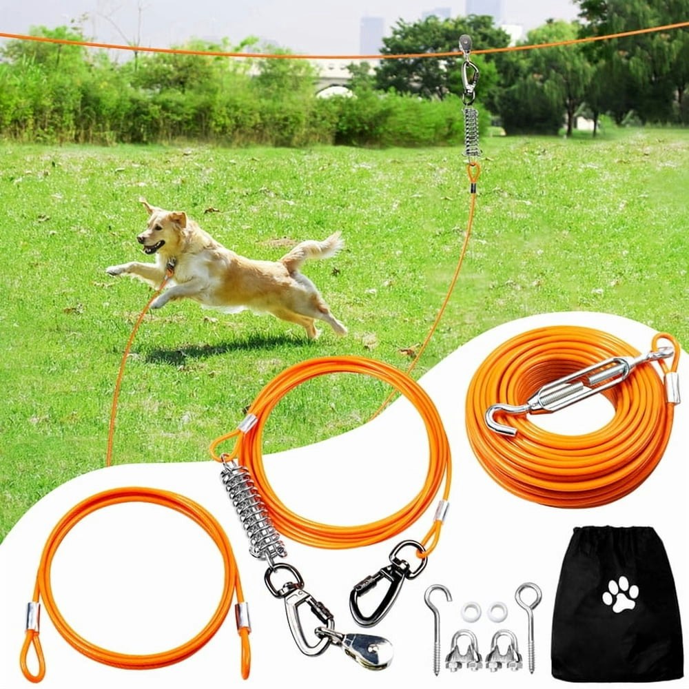 Libbipaw 75-Foot Adjustable Dog Tie-Out Cable: $28.44 Libbipaw 75-Foot Adjustable Dog Tie-Out Cable: $28.44
