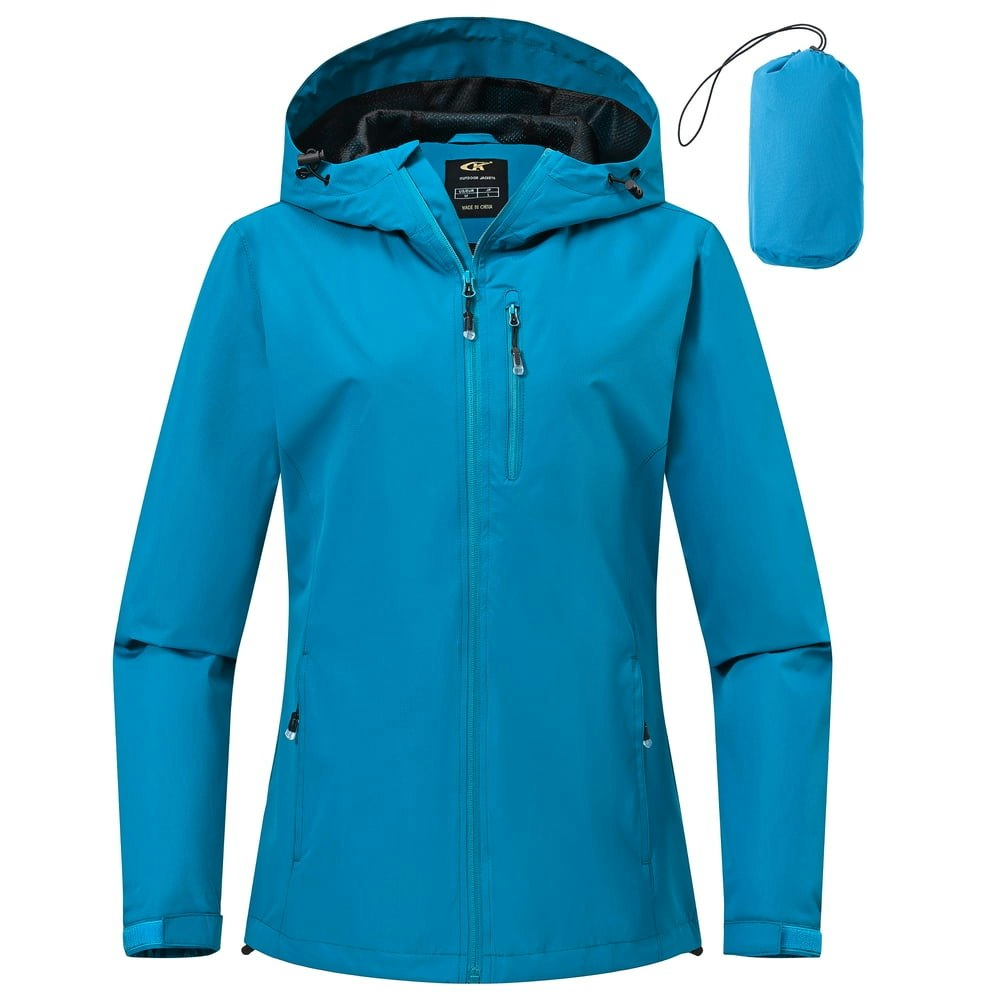 Xidunhg Women's Waterproof Packable Rain Jacket: $22.47 Xidunhg Women's Waterproof Packable Rain Jacket: $22.47