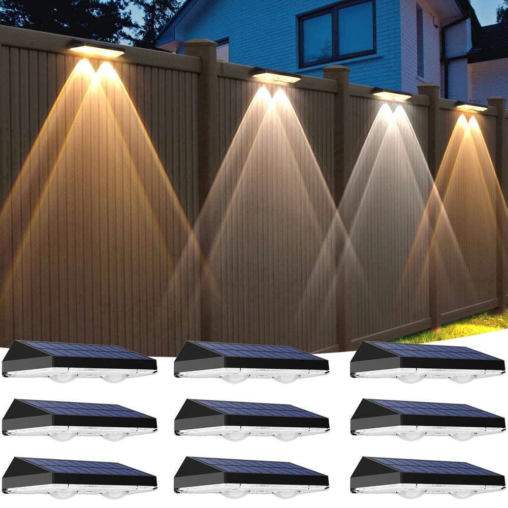 Solar Fence Deck Lights 9-Pack: $39.99 Solar Fence Deck Lights 9-Pack: $39.99