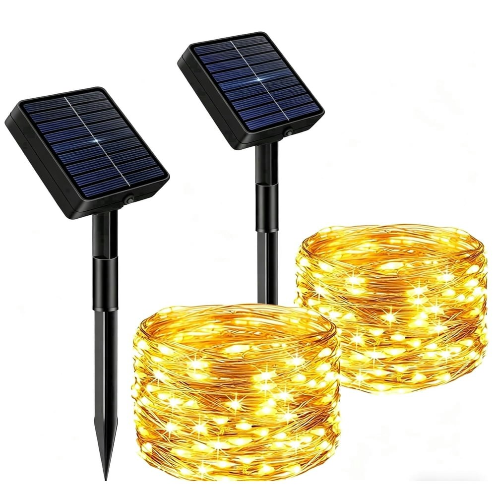 5-Meter Solar Outdoor LED Fairy String Lights: $9.98 5-Meter Solar Outdoor LED Fairy String Lights: $9.98