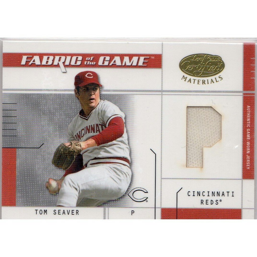 2003 Leaf Certified Materials Fabric of the Game Tom Seaver Baseball Card: $22 2003 Leaf Certified Materials Fabric of the Game Tom Seaver Baseball Card: $22