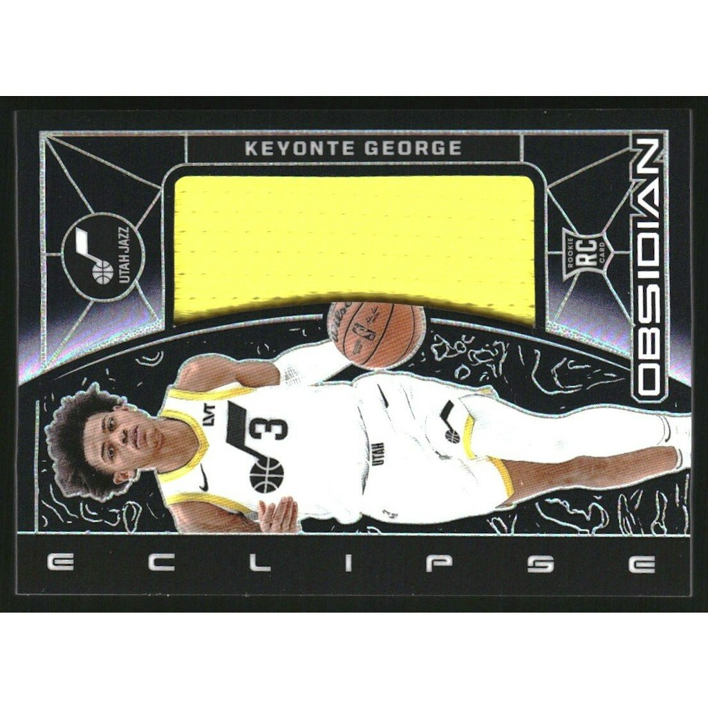 2023-24 Panini Obsidian Eclipse Materials Keyonte George Trading Card: $12 2023-24 Panini Obsidian Eclipse Materials Keyonte George Trading Card: $12