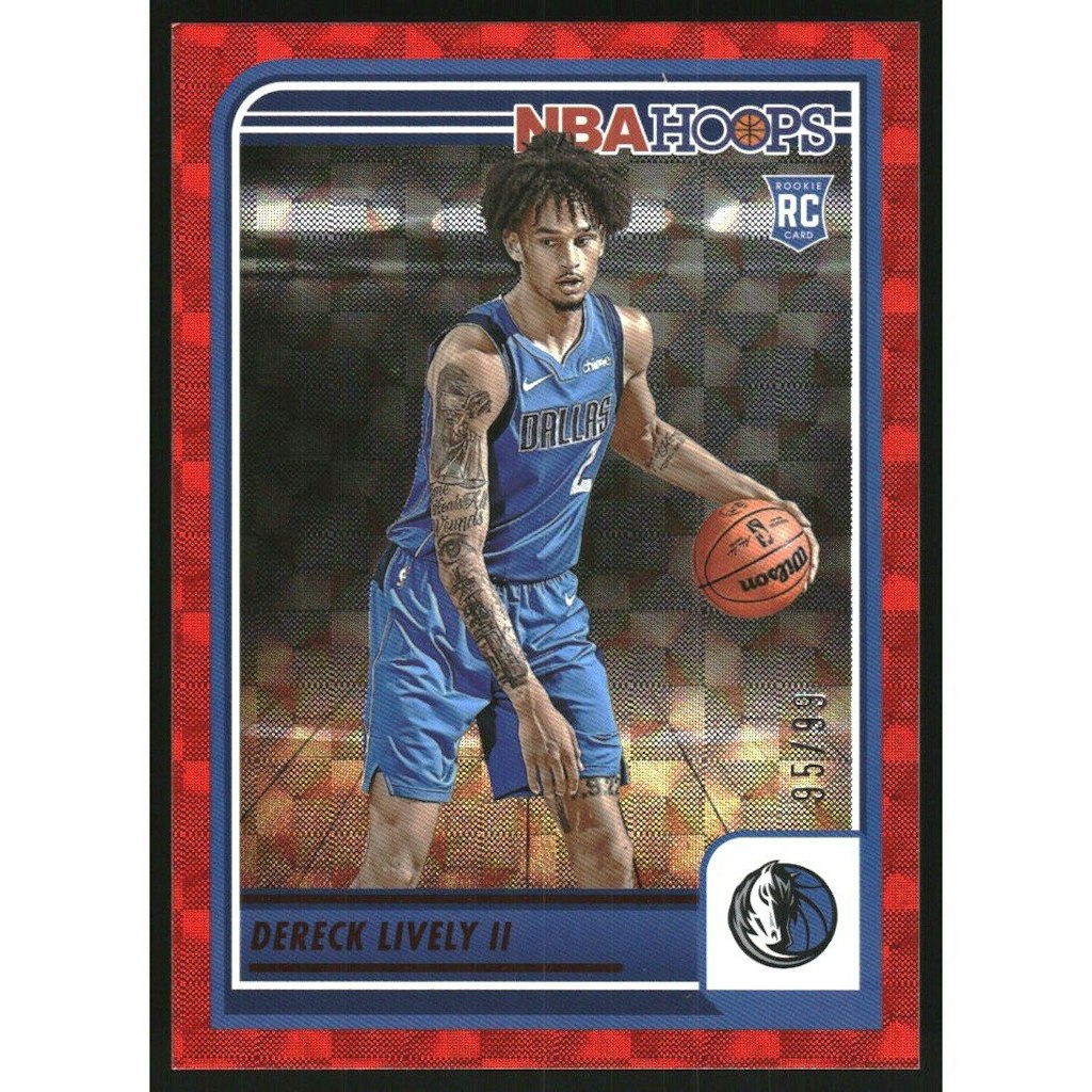 2023-24 Hoops Hyper Red Dereck Lively II Card: $12 2023-24 Hoops Hyper Red Dereck Lively II Card: $12