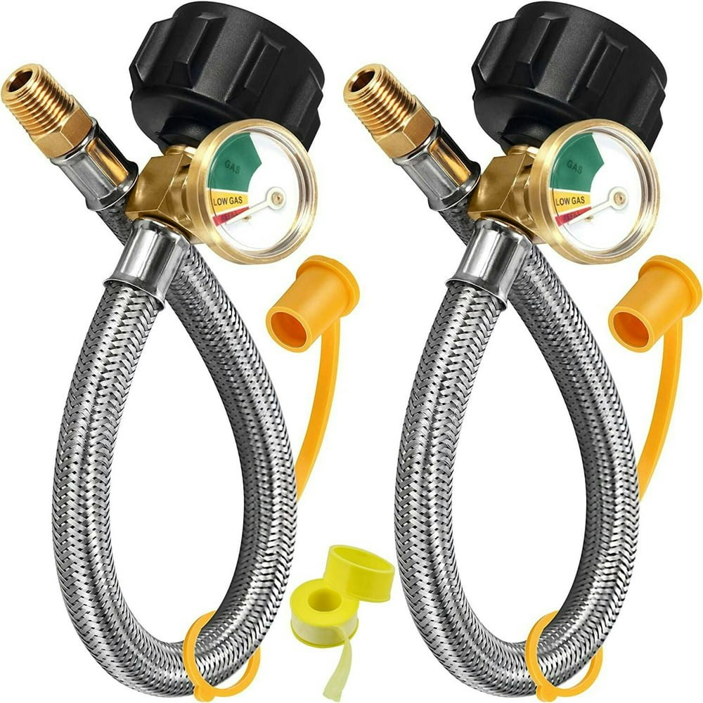 Enroslu 15-Inch RV Propane Hose with Gauge 2-Pack: $21.99 Enroslu 15-Inch RV Propane Hose with Gauge 2-Pack: $21.99