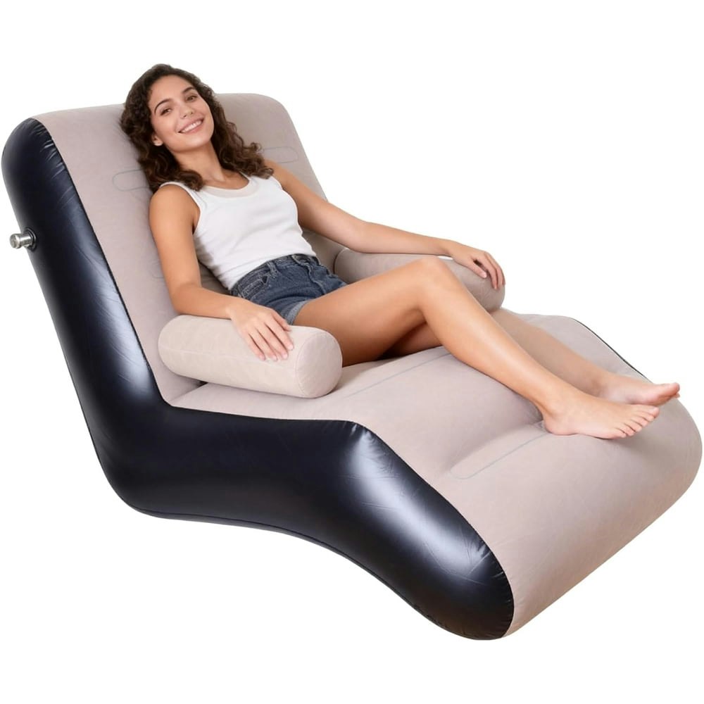 Mikhai Inflatable Couch with Air Pump: $23.39 Mikhai Inflatable Couch with Air Pump: $23.39
