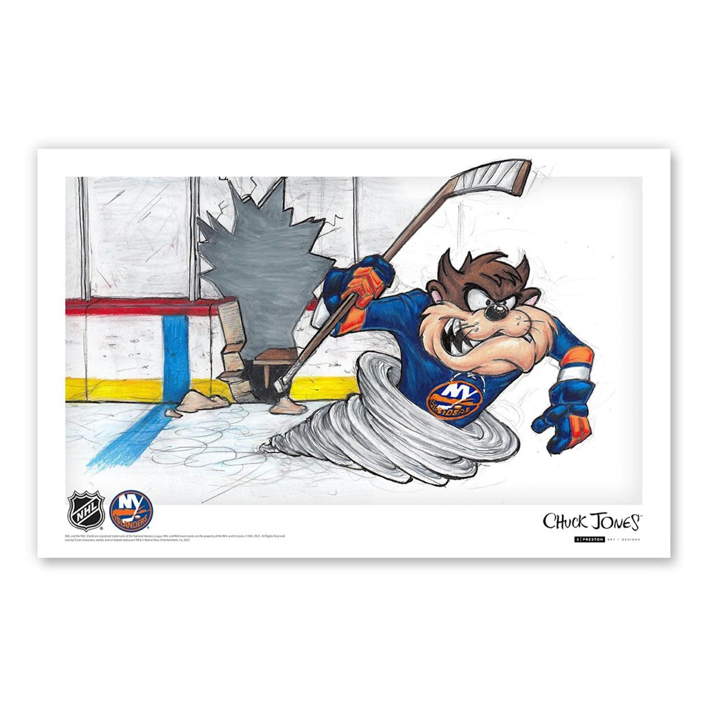 Tasmanian Devil Looney Tunes New York Islanders Poster Print: $44.99 Tasmanian Devil Looney Tunes New York Islanders Poster Print: $44.99