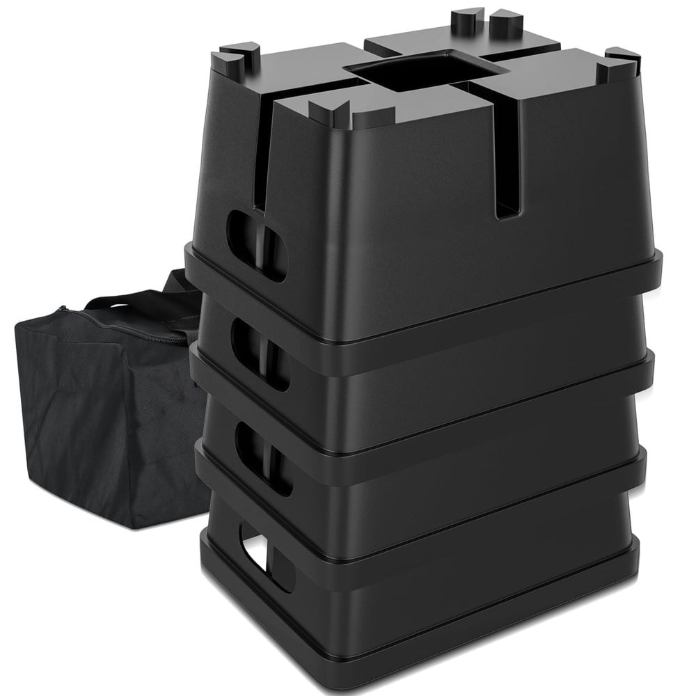 Aiqeek RV Leveling Jack Blocks 4-Pack: $76.99 Aiqeek RV Leveling Jack Blocks 4-Pack: $76.99