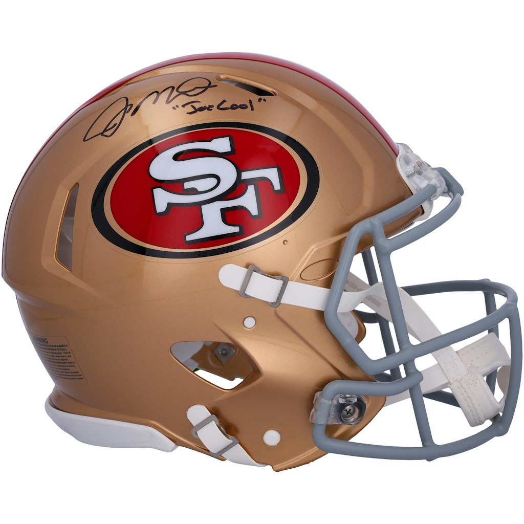 Joe Montana Autographed San Francisco 49ers Speed Authentic Helmet: $1,049.99