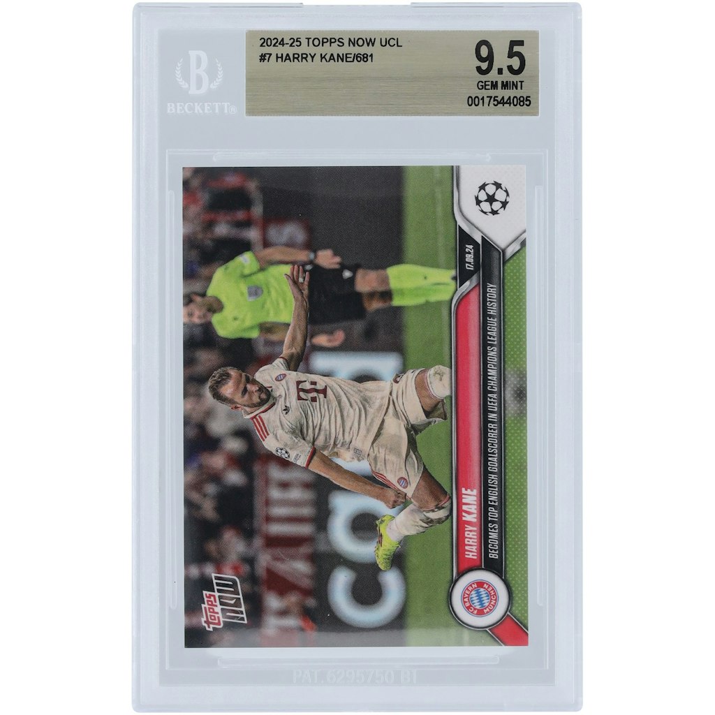 Harry Kane 2024-25 Topps Now UEFA Champions League BGS 9.5 Authenticated Trading Card: $49.99