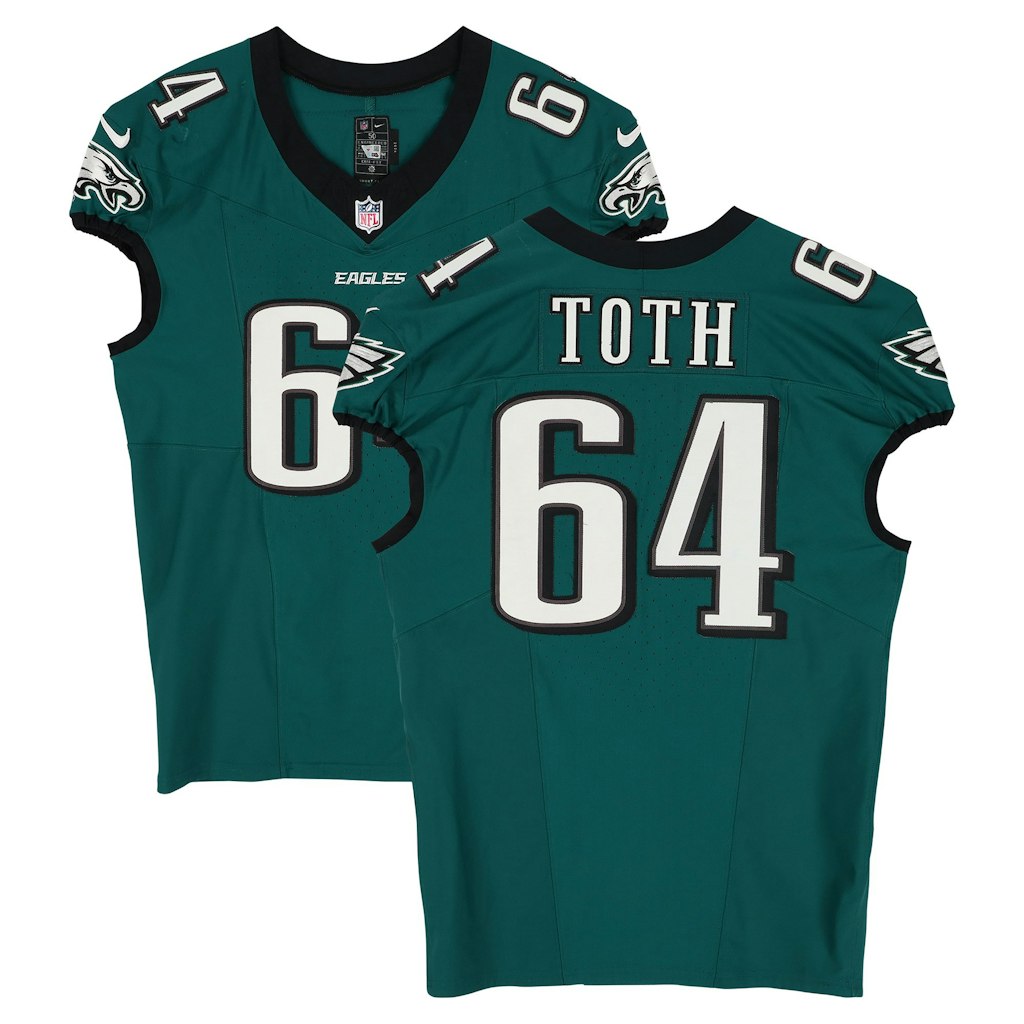 Brett Toth Philadelphia Eagles Game-Used Jersey: $999.99 Brett Toth Philadelphia Eagles Game-Used Jersey: $999.99