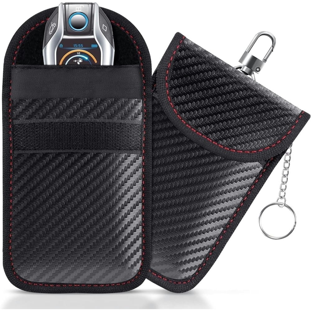 Faraday Car Key Fob Signal Blocking Pouch 2-Pack: $7.53 Faraday Car Key Fob Signal Blocking Pouch 2-Pack: $7.53