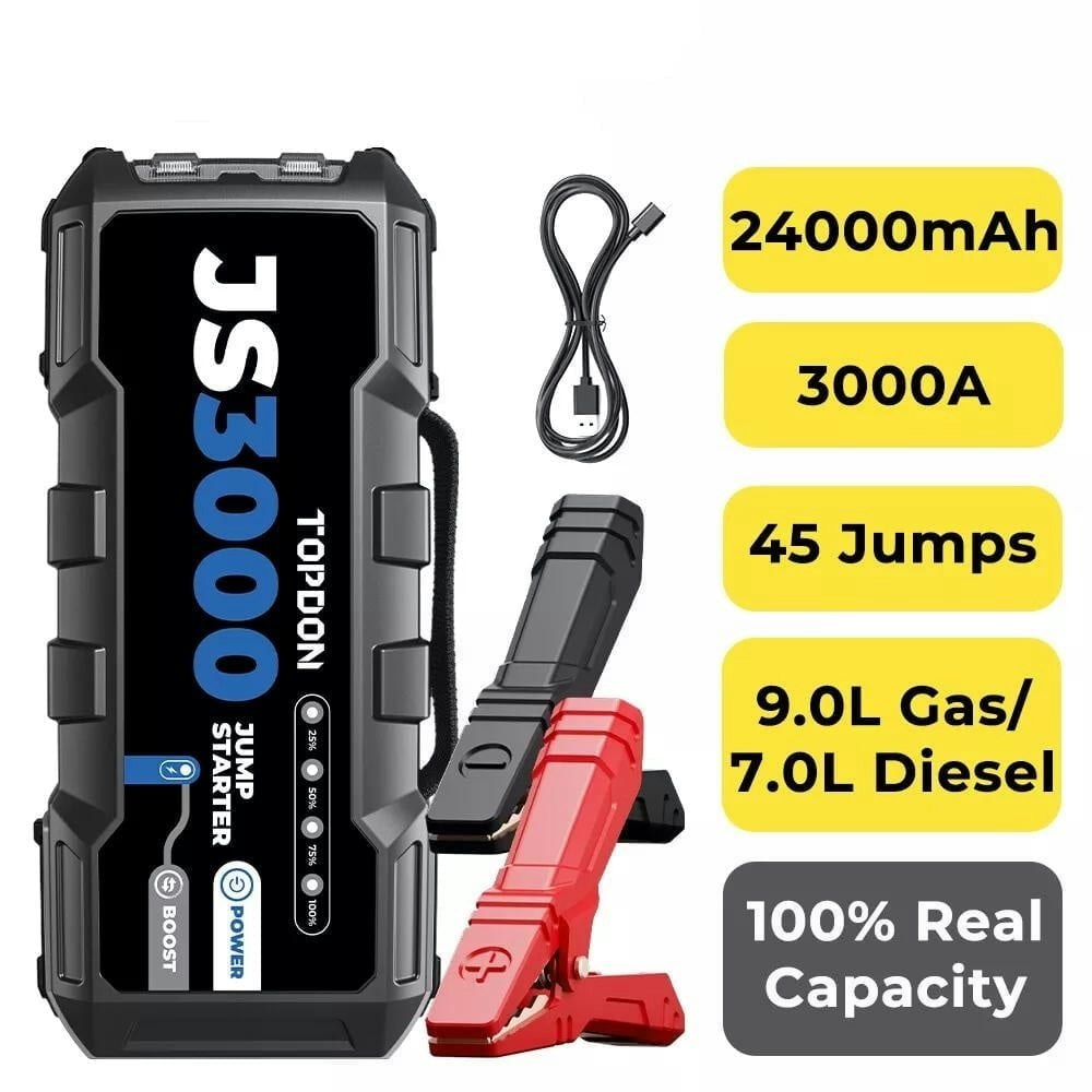 Topdon JS3000 3,000A Jump Starter: $139.99 Topdon JS3000 3,000A Jump Starter: $139.99