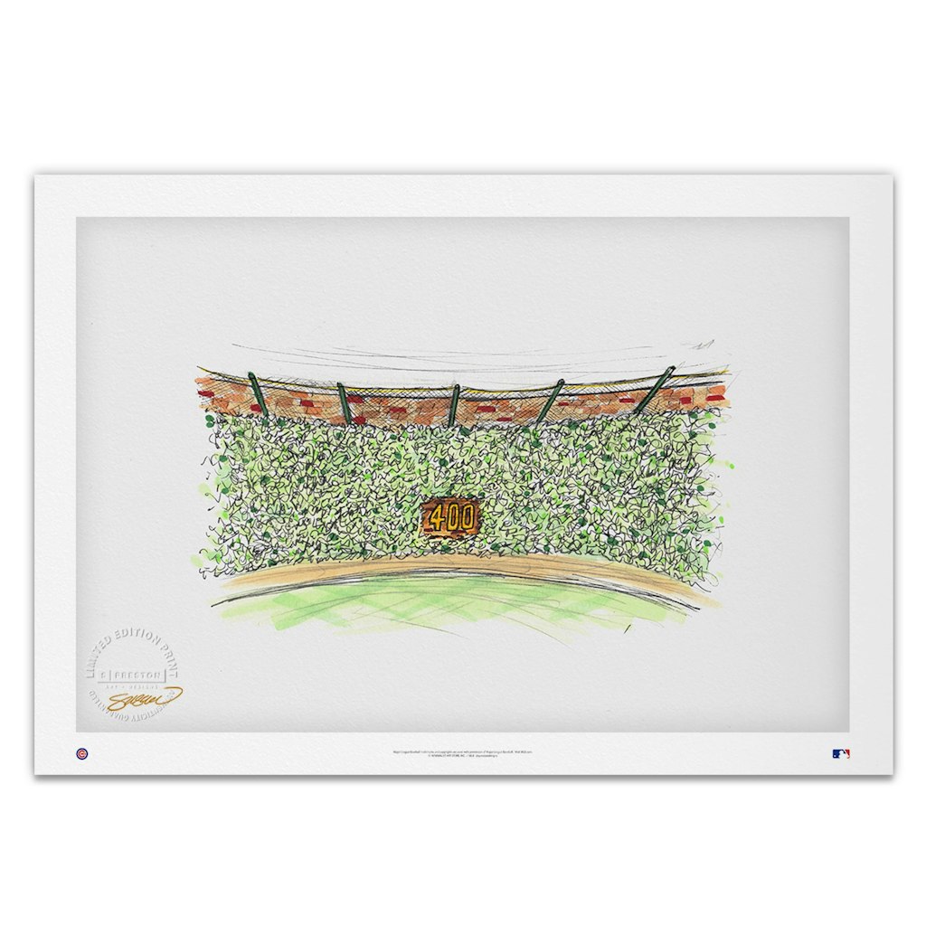Chicago Cubs Wrigley Field Sketch Fine Art Print: $99.99 Chicago Cubs Wrigley Field Sketch Fine Art Print: $99.99