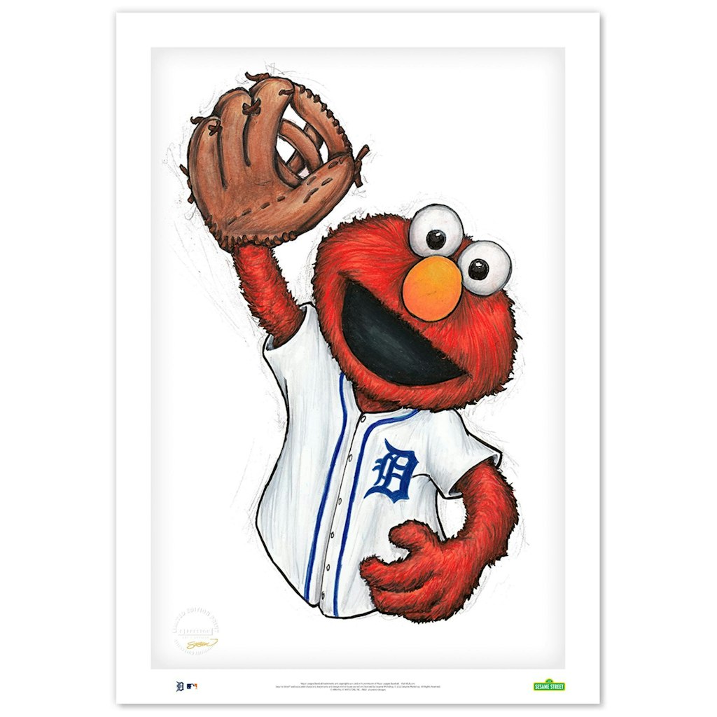 Detroit Tigers 24" x 36" Sesame Street Fine Art Print: $159.99 Detroit Tigers 24" x 36" Sesame Street Fine Art Print: $159.99