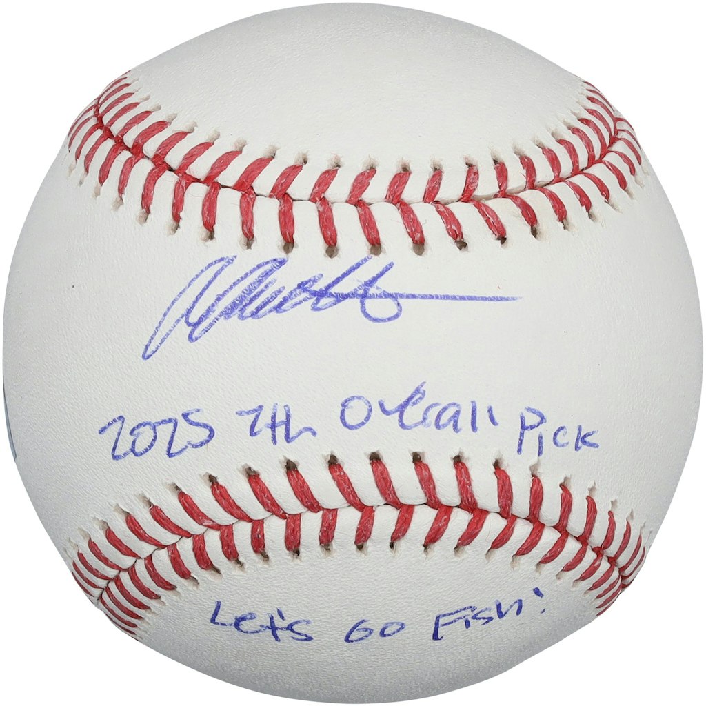 Aiva Arquette Autographed Miami Marlins Baseball: $199.99 Aiva Arquette Autographed Miami Marlins Baseball: $199.99