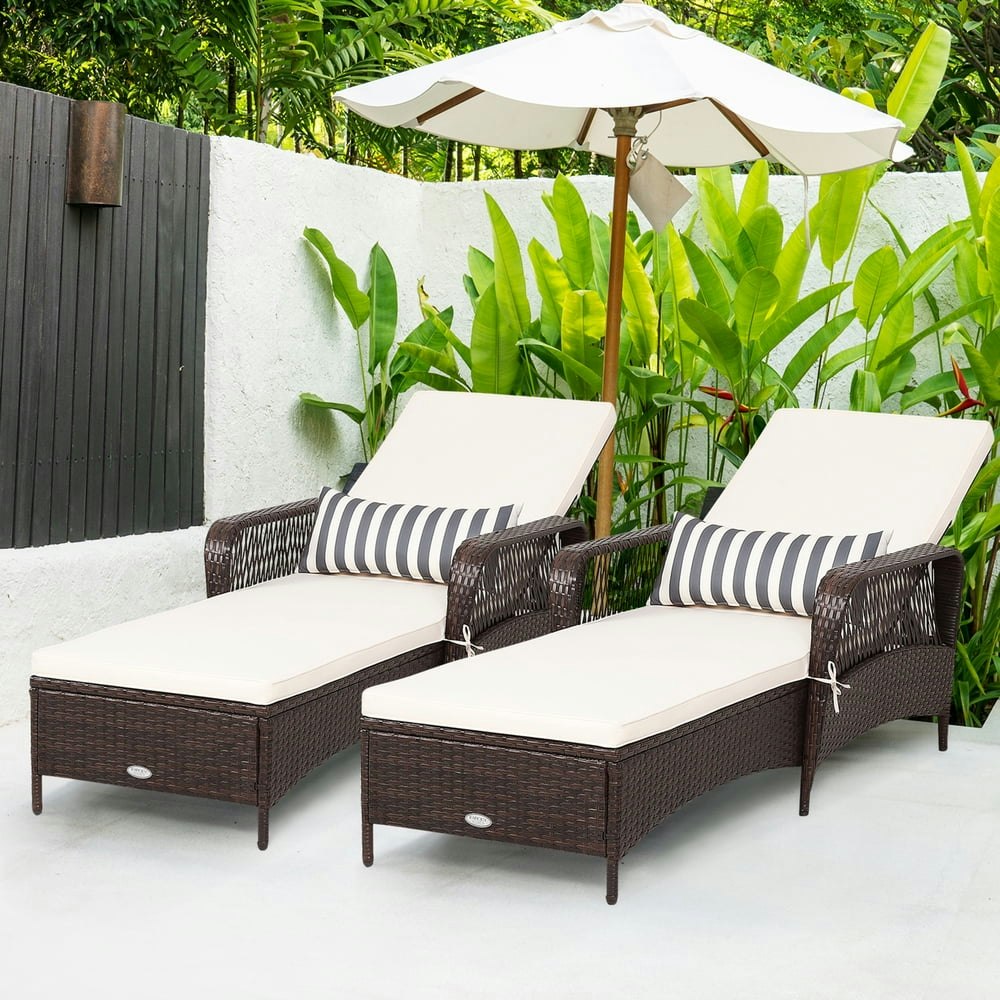 Gymax Rattan Patio Lounge Chair 2-Pack: $329.99 Gymax Rattan Patio Lounge Chair 2-Pack: $329.99