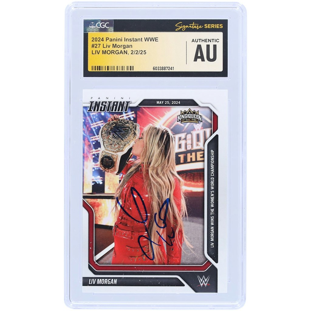Liv Morgan WWE 2024 Panini Instant #27 Autographed Trading Card: $89.99 Liv Morgan WWE 2024 Panini Instant #27 Autographed Trading Card: $89.99