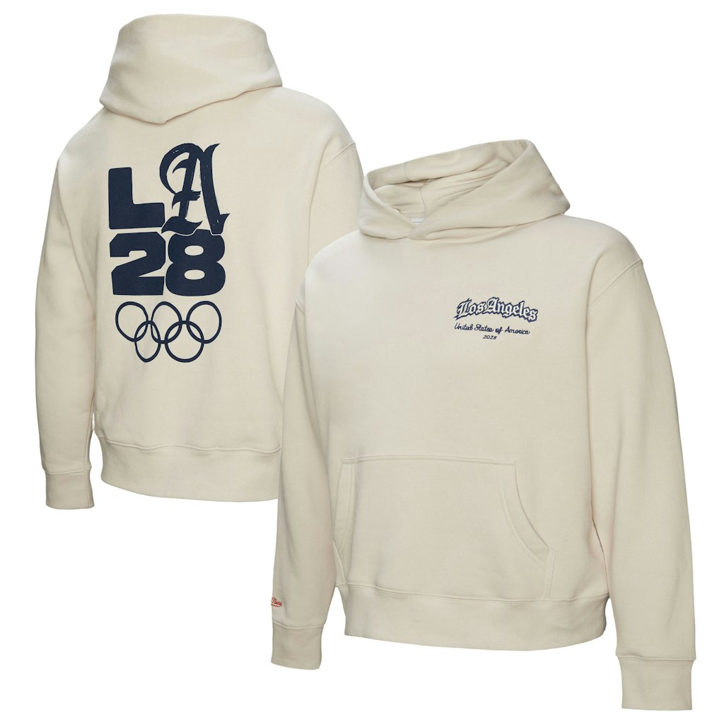 Mitchell & Ness LA28 Women's French Terry Pullover Hoodie: $179.99 Mitchell & Ness LA28 Women's French Terry Pullover Hoodie: $179.99