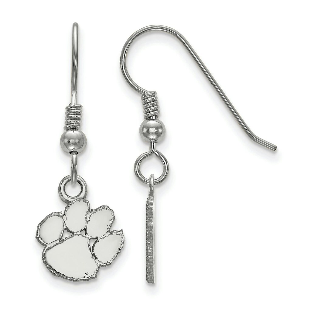 Women's Clemson Tigers Sterling Silver Dangle Earrings: $99.99 Women's Clemson Tigers Sterling Silver Dangle Earrings: $99.99
