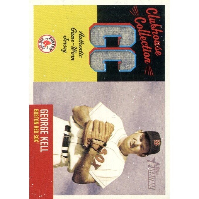 2002 Topps Heritage Clubhouse Collection George Kell Jersey Card: $28 2002 Topps Heritage Clubhouse Collection George Kell Jersey Card: $28