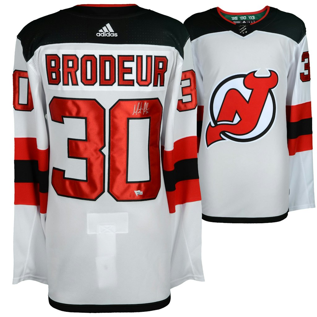 Martin Brodeur Autographed New Jersey Devils Adidas Authentic Jersey: $499.99 Martin Brodeur Autographed New Jersey Devils Adidas Authentic Jersey: $499.99