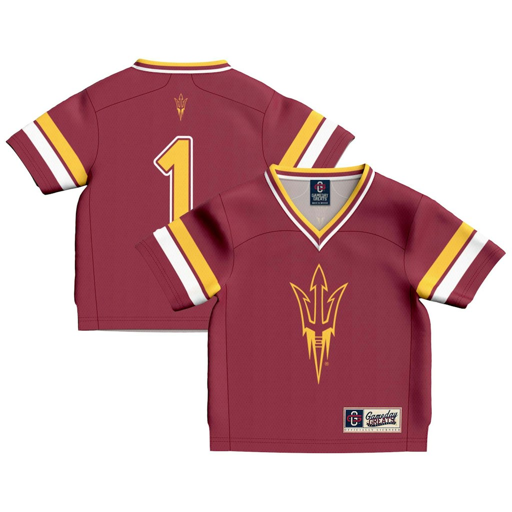 Arizona State Sun Devils Infant Lightweight Collegiate Football Jersey: $48.74 Arizona State Sun Devils Infant Lightweight Collegiate Football Jersey: $48.74