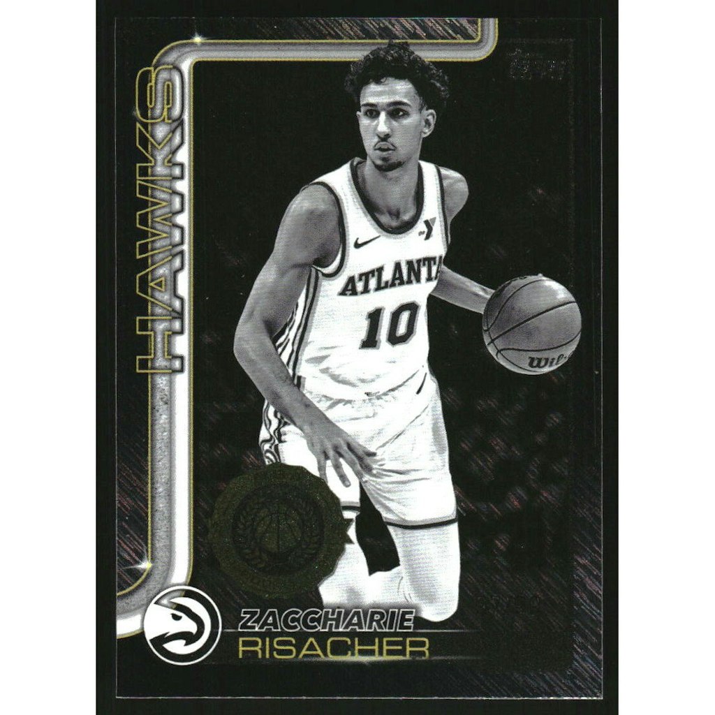 2025-26 Topps Surge #62 Zaccharie Risacher Trading Card: $18