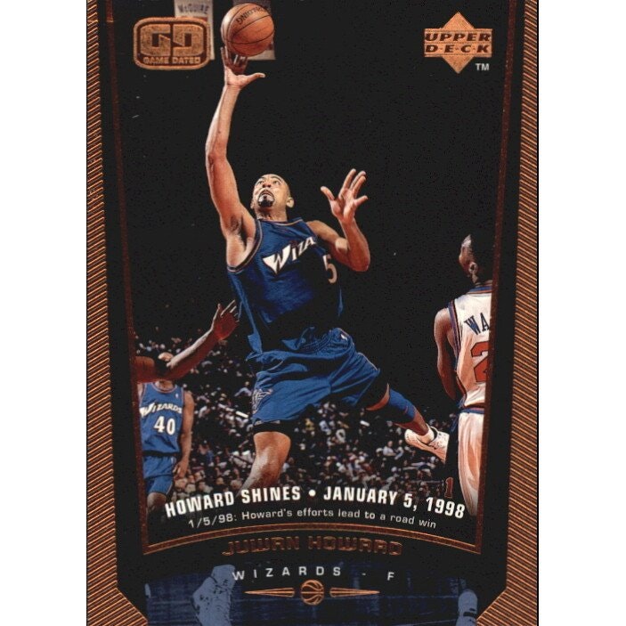 1998-99 Upper Deck Bronze Juwan Howard Trading Card: $18 1998-99 Upper Deck Bronze Juwan Howard Trading Card: $18