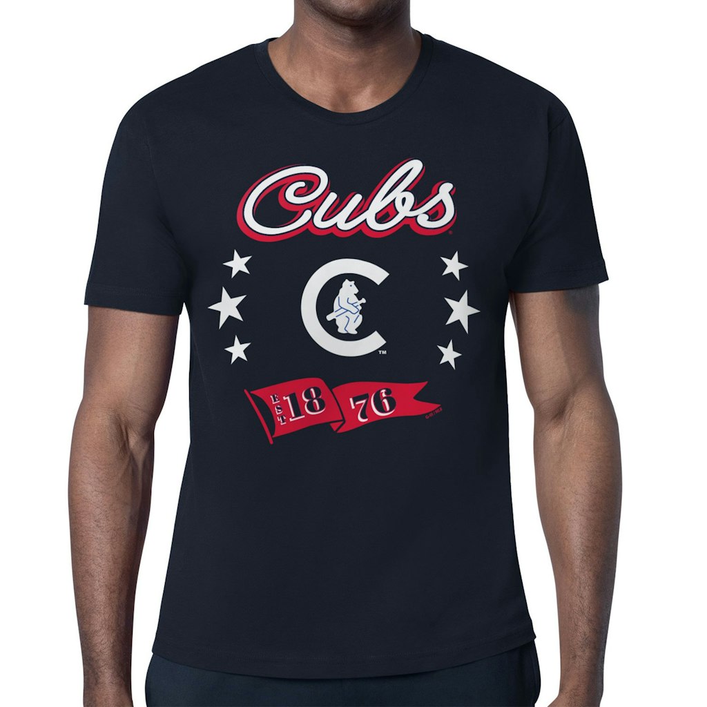 Starter Chicago Cubs Navy Banner T-Shirt: $33.74 Starter Chicago Cubs Navy Banner T-Shirt: $33.74