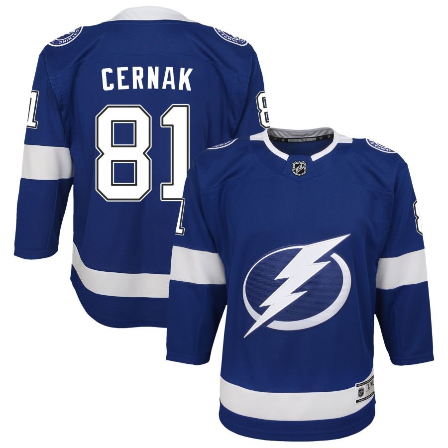Erik Cernak Tampa Bay Lightning Youth Premier Jersey: $139.99 Erik Cernak Tampa Bay Lightning Youth Premier Jersey: $139.99