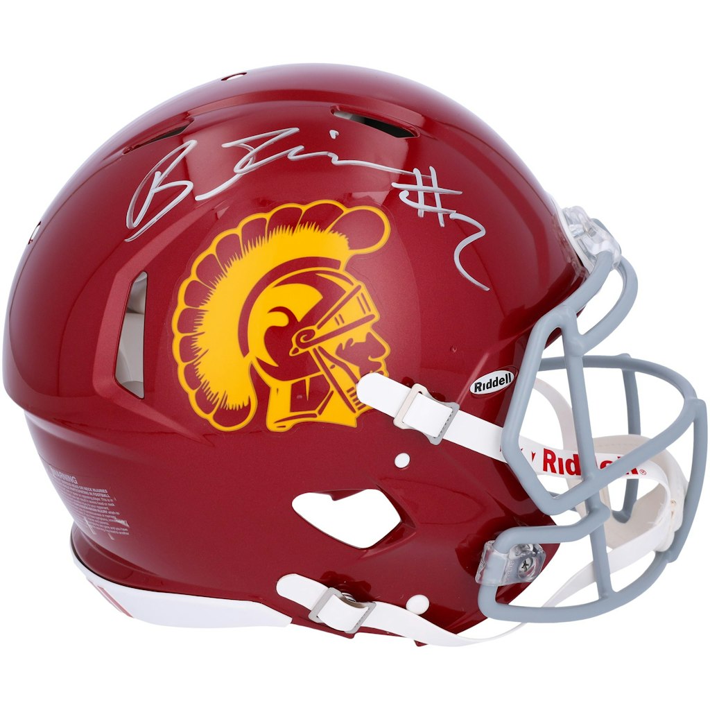 Brenden Rice Autographed USC Trojans Riddell Speed Authentic Helmet: $499.99 Brenden Rice Autographed USC Trojans Riddell Speed Authentic Helmet: $499.99